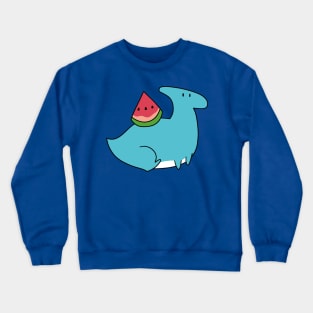 Watermelon Hadrosaurid Crewneck Sweatshirt